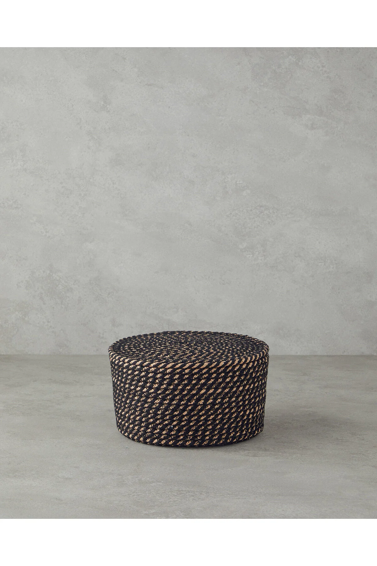 جعبه ذخیره‌سازی ذخیره سازی TERRA 22X10 سانتی متر طبیعی سیاه English Home