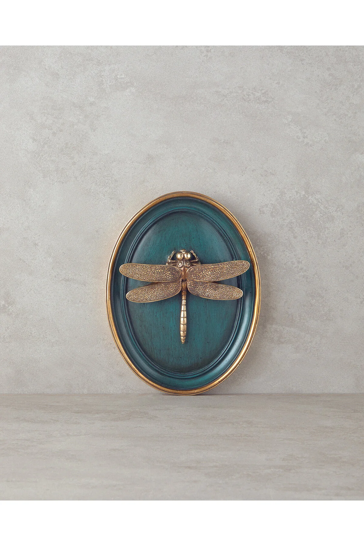 دکور دیواری لوازم جانبی DRAGONFLY POLYRESIN BURGUNDY English Home