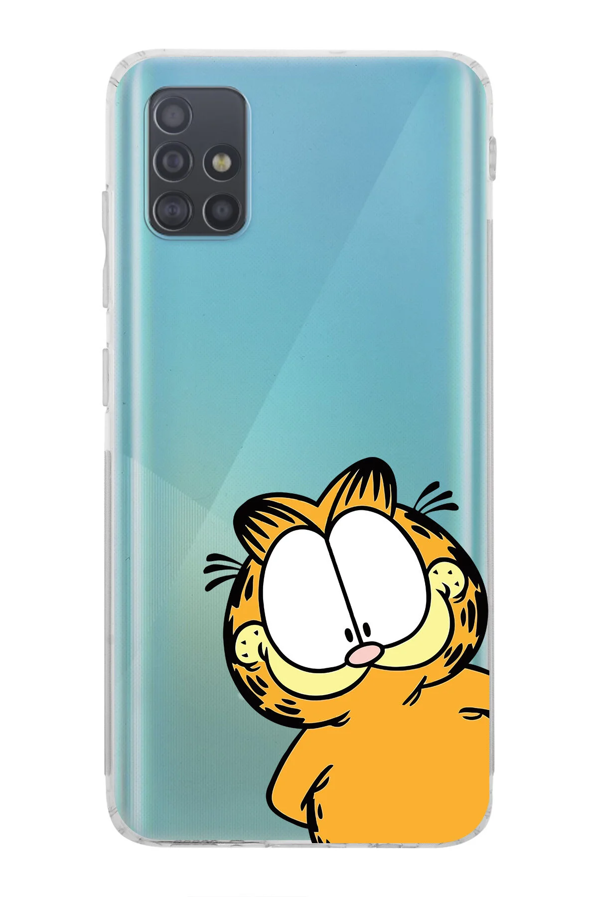 کاور و قاب گوشی شفاف سیلیکونی نرم طرح دار سازگار با SAMSUNG GALAXY A71 Elorakılıf