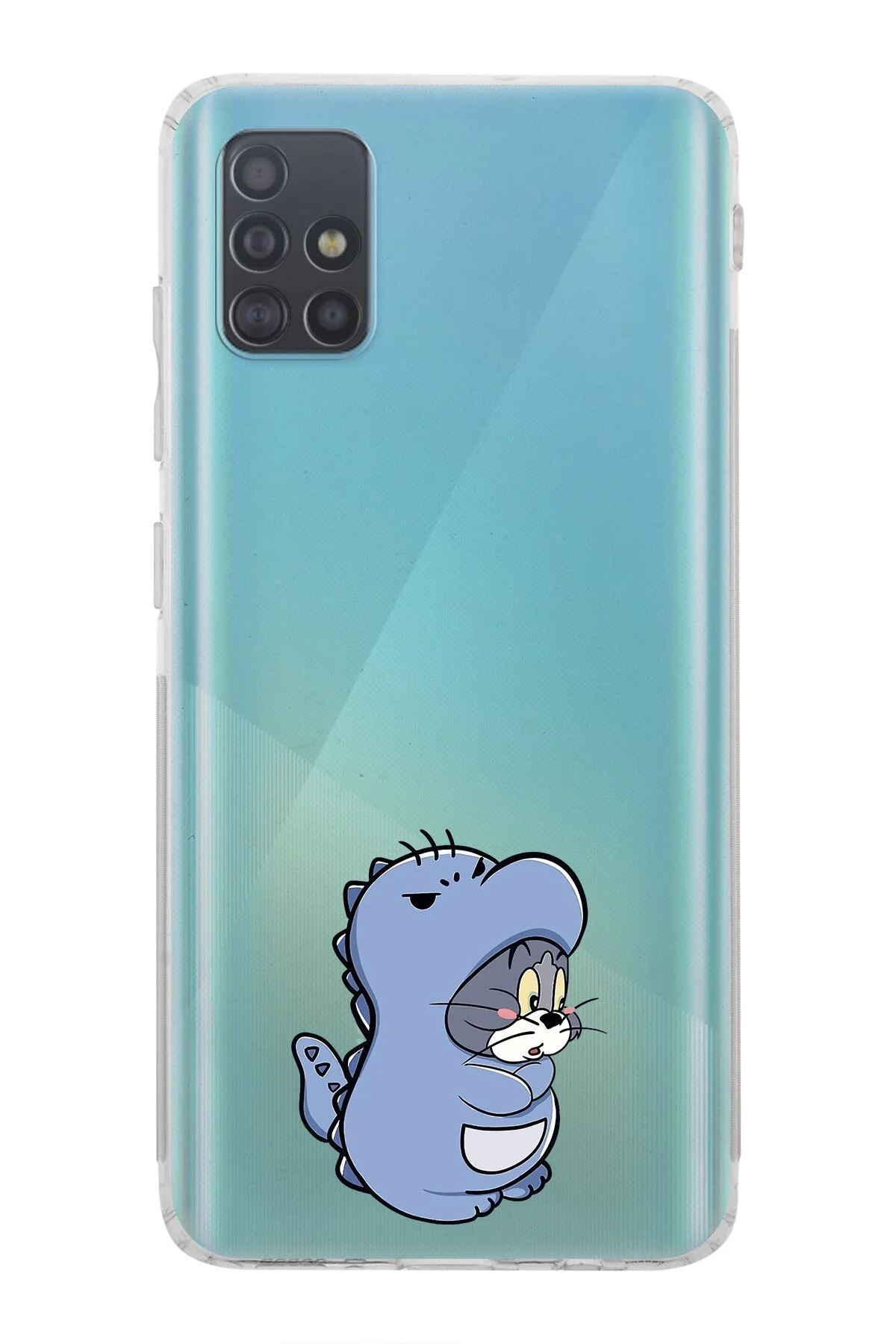 کاور و قاب گوشی شفاف سیلیکونی نرم طرح دار سازگار با SAMSUNG GALAXY A71 Elorakılıf