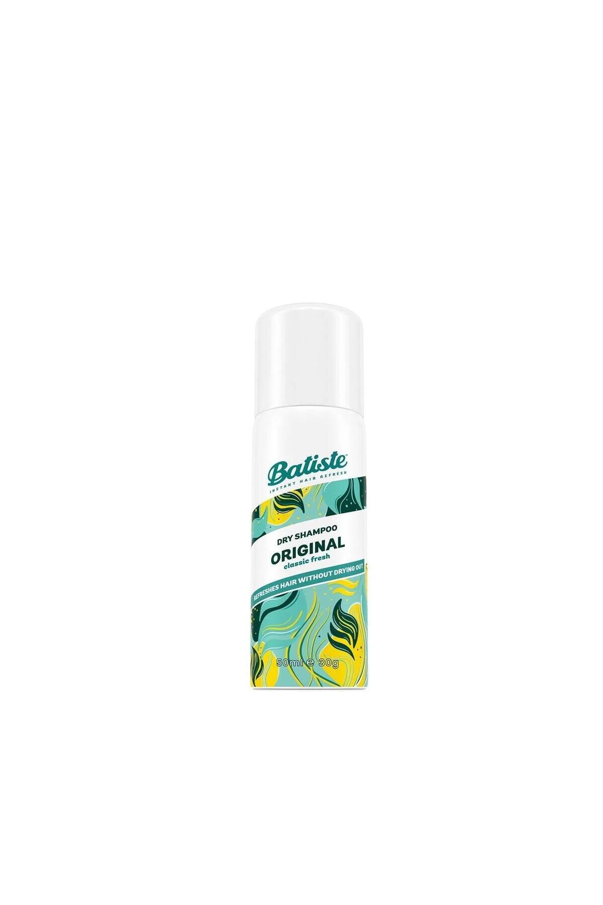 شامپوی خشک 50 میلیلیتری اورجینال مناسب برای همه انواع مو باتیست Batiste