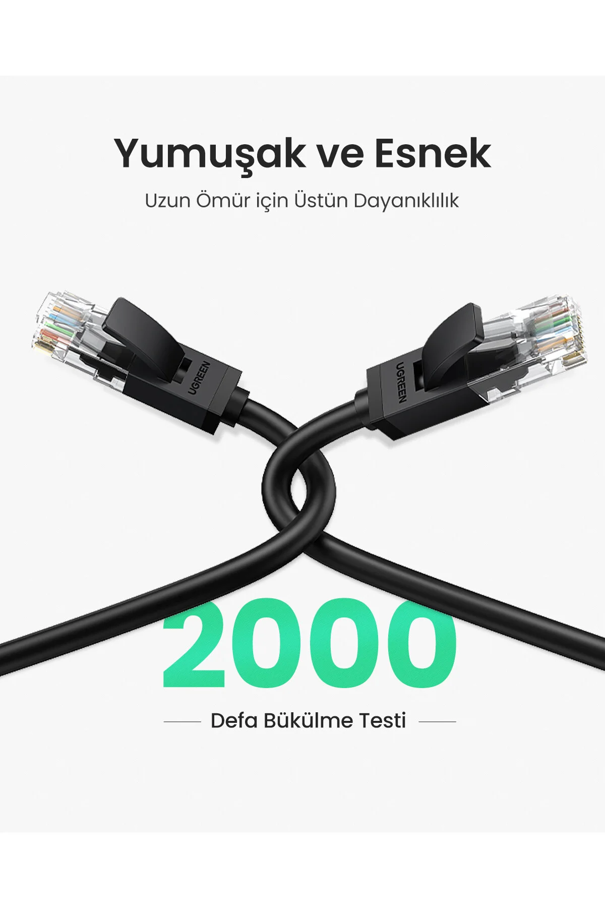 کابل شبکه اترنت CAT6 1000MBPS 40 متر Ugreen