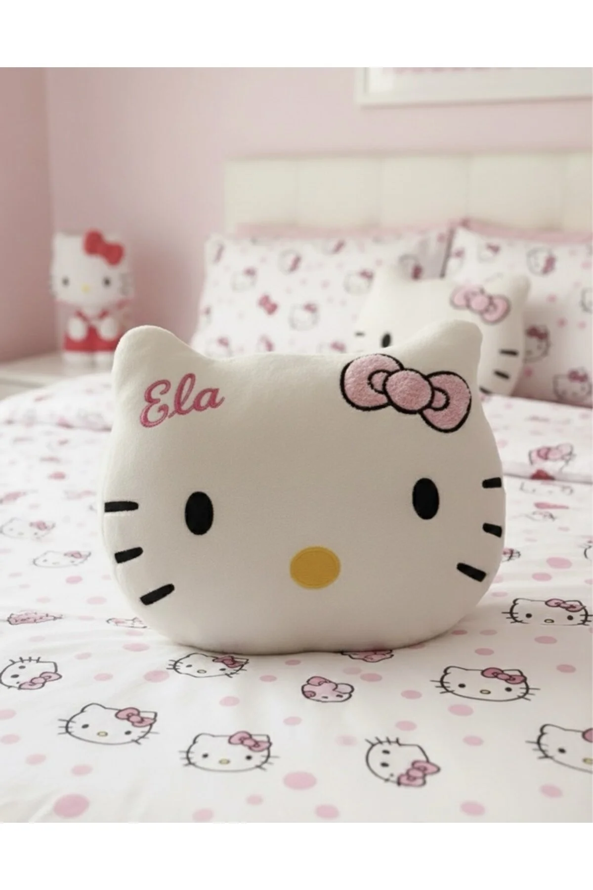 اسباب بازی های پشمی بالش مخمل دار HELLO KITTY شخصی سازی شده Giftify-Tr