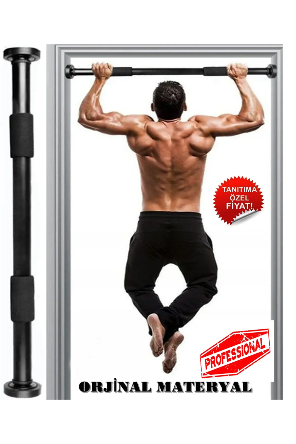میله بارفیکس و شنا BARFIKS AND BARS 63 100 سانتی متر درب راهرو BARFIKSI BARFIX TOOL PULLING BAR Reidan