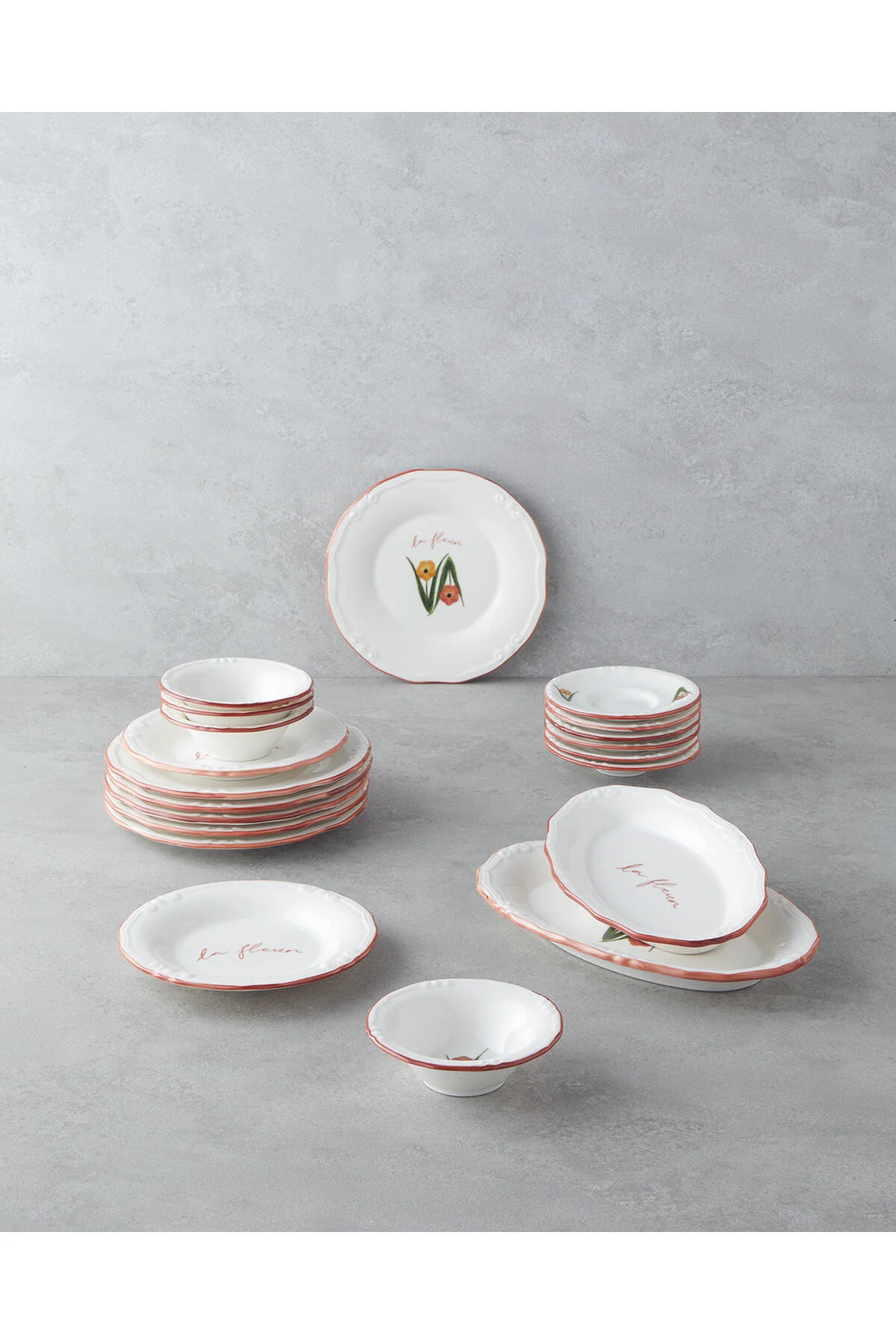 ست صبحانه FLEUR PORCELAIN مجموعه 20 قطعه 6 رنگ انگلیش هوم English Home