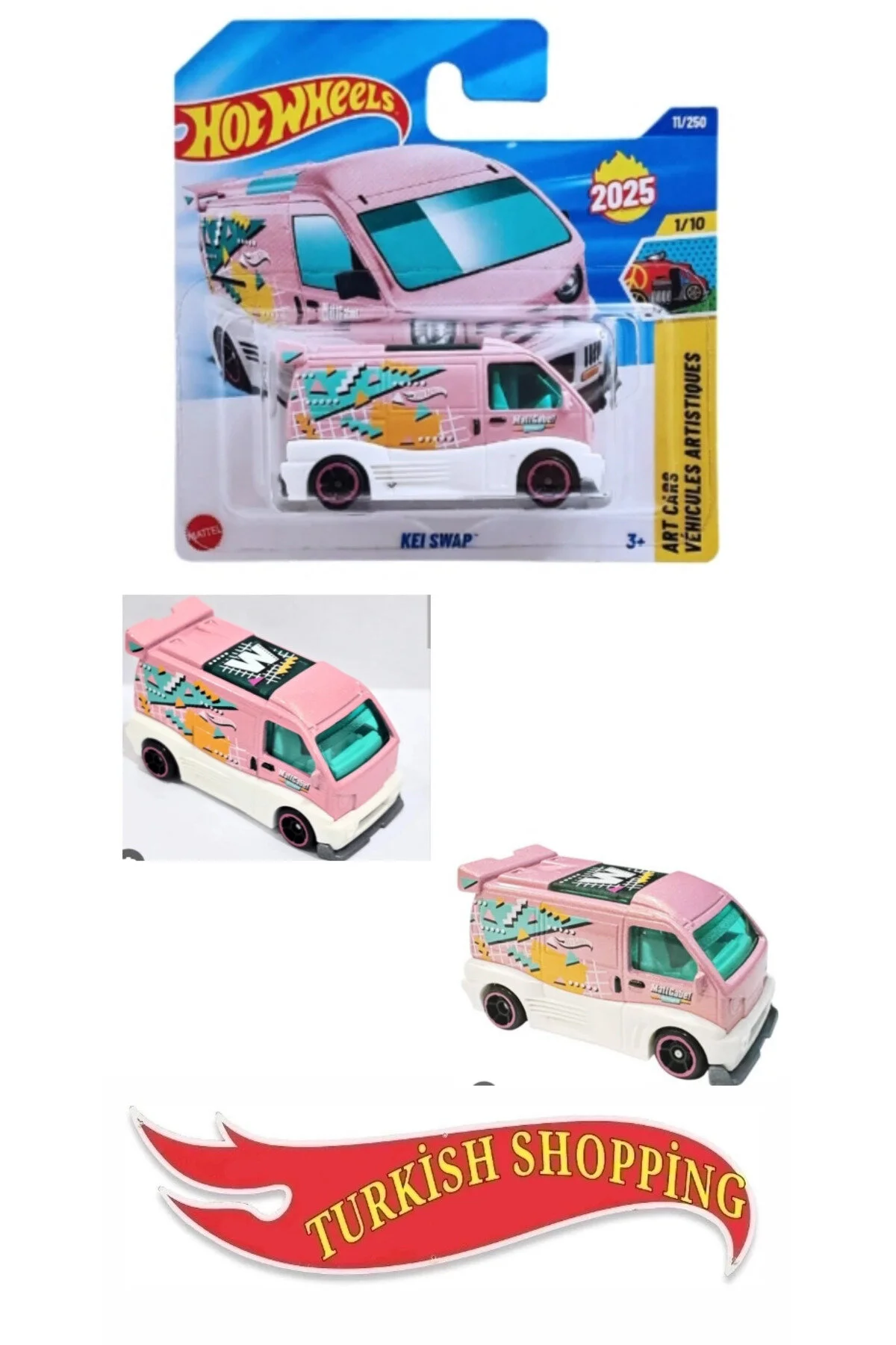 ماشین اسباب بازی 1:64 مقیاس KEI SWAP اورجینال HOT WHEELS