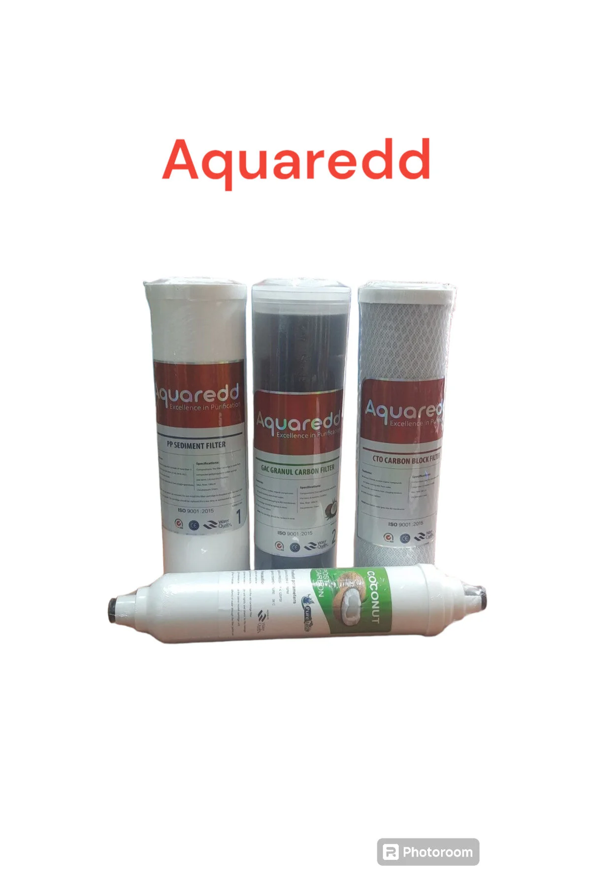 لوازم جانبی تصفیه کننده آب فیلتر OPEN CASE 4 معدنی PURETECH NSF FDA تایید شده Aquaredd