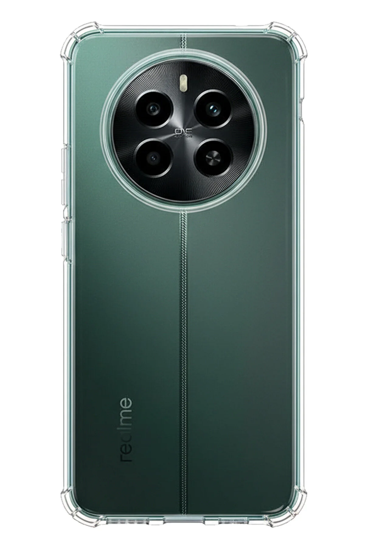 کاور و قاب سیلیکونی شفاف سازگار با REALME 12 PLUS TechTree