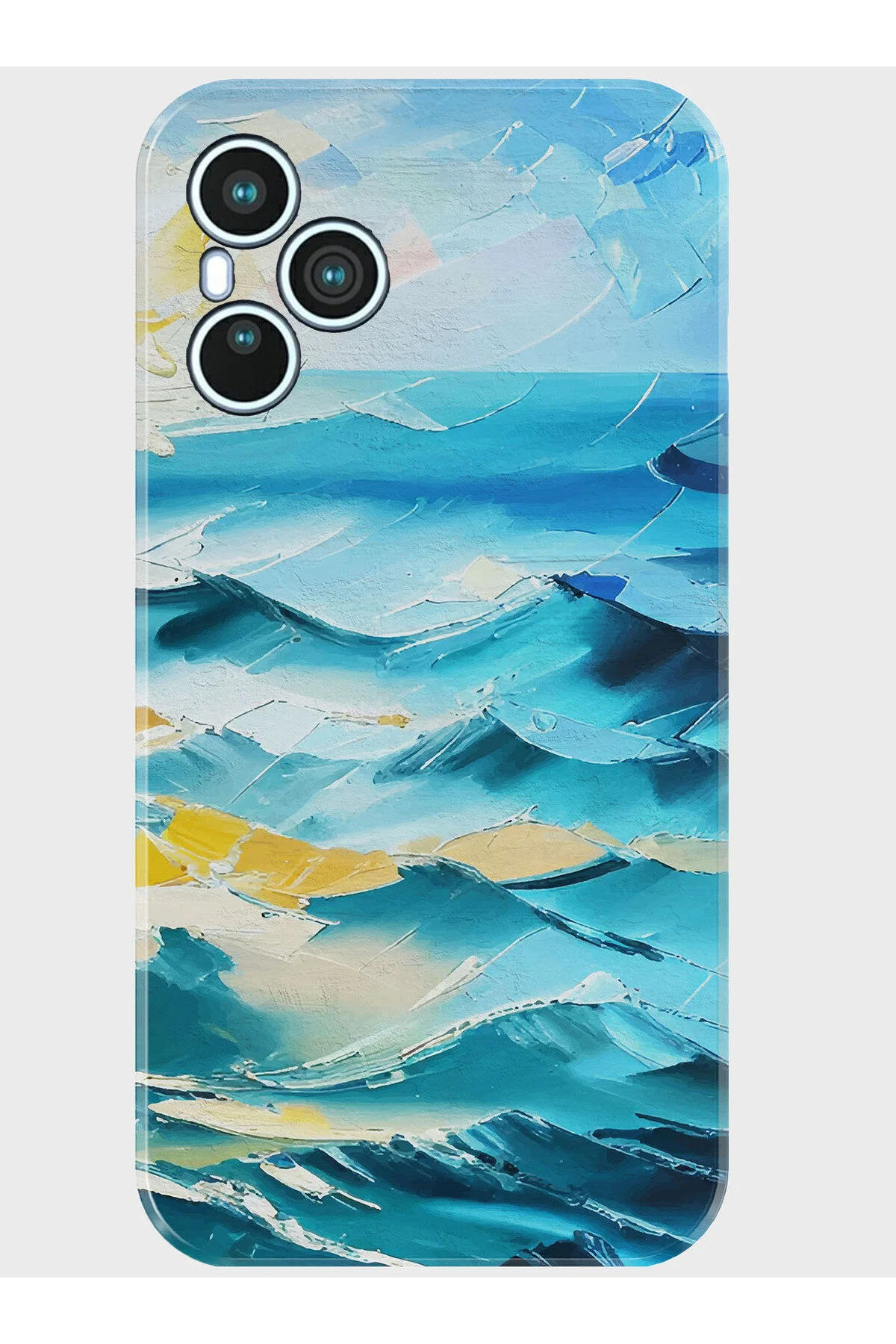 کاور و قاب جلد سیلیکونی طرح دار HONOR 400 PRO CASE OILPAINTINGOCEANUS Activist