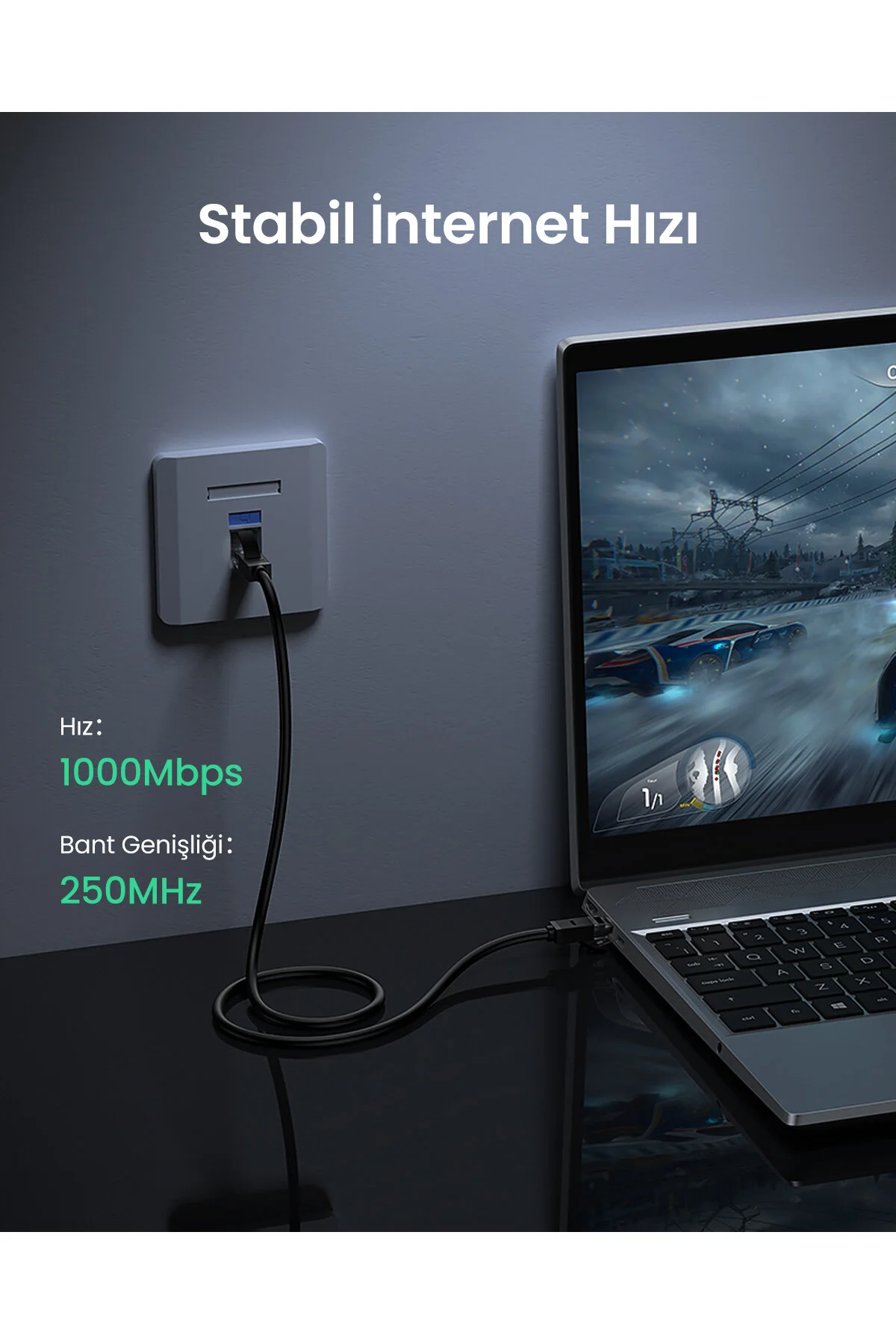 کابل شبکه اترنت CAT6 1000MBPS 40 متر Ugreen