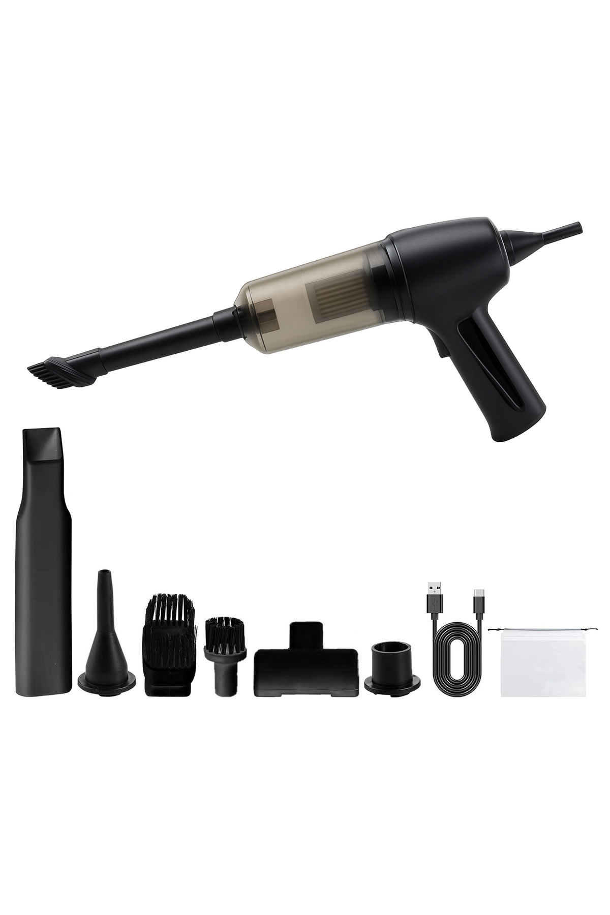 جاروبرقی داخل خودرو و دمیدن مینی ماشین جارو برقی دستی شارژی Mega Oto Market - Mega Oto Market - جاروبرقی داخل خودرو