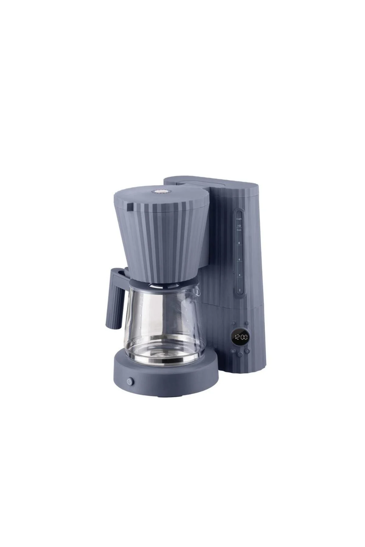 قهوه ساز فیلتری خاکستری دستگاه Plisse Filter 15 Lt Grey  Alessi