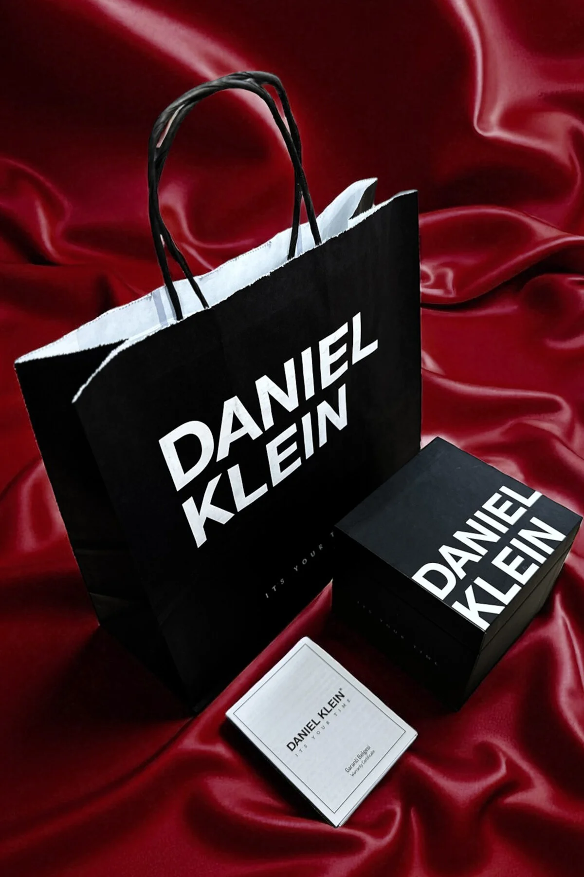 ست ساعت چند رنگ مردانه مچی 3 دستبند سیم فلزی نقره ای ضد آب ATM دنیل کلین Daniel Klein
