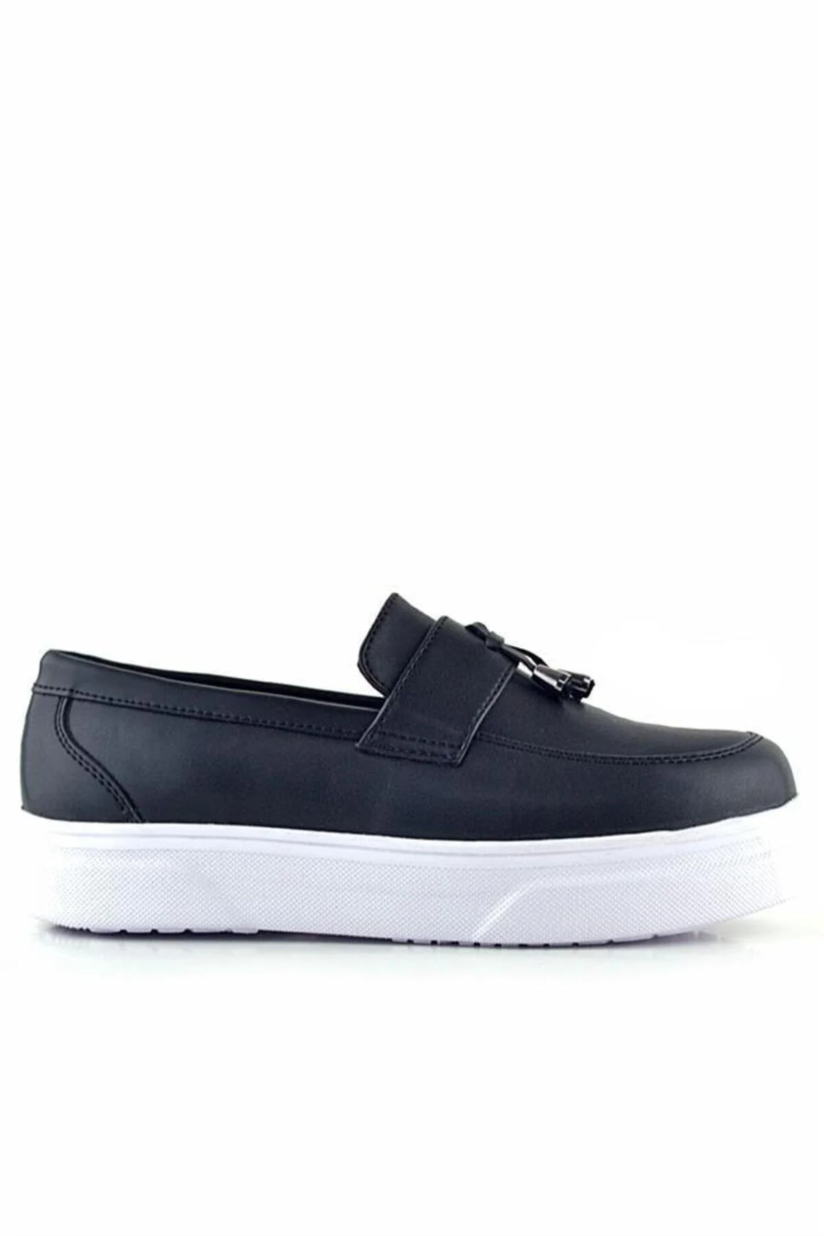 کفش کلاسیک روزانه مشکی دخترانه و پسرانه بچگانه یونیسکس LOAFER BASE MATTE Rakerplus