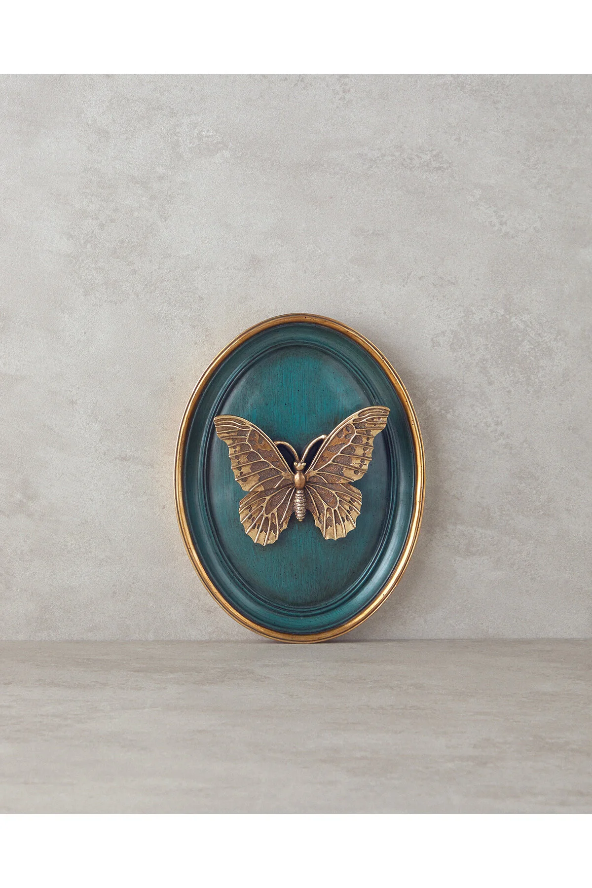 دکور دیواری لوازم جانبی POLYRESIN BUTTERFLY BLUE English Home