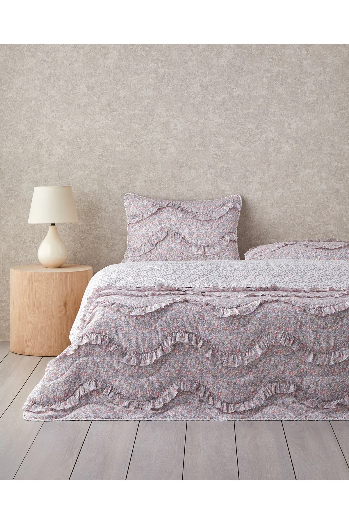 روتختی یک نفره مجموعه تختخواب FLORERAL EUPHORIA 160X220 سانتی متر ماهی قزل آلا English Home