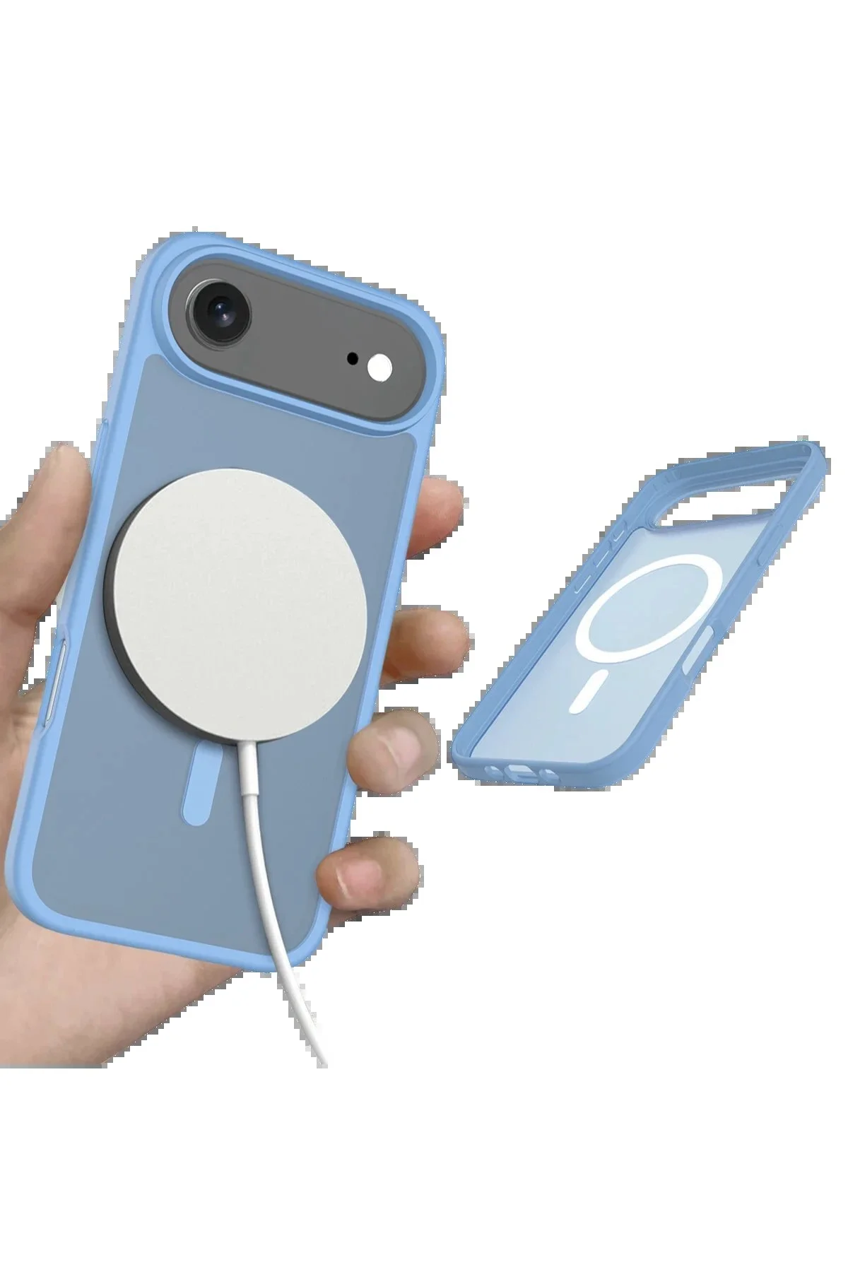 کاور و قاب APPLE IPHONE 17 AIR JOTA MAGSAFE آبی روشن CepteToptan