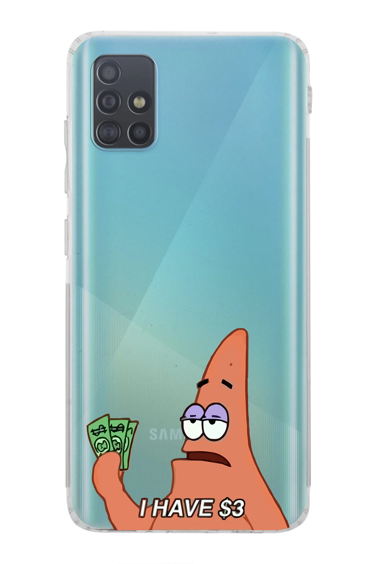 کاور و قاب گوشی شفاف سیلیکونی نرم طرح دار سازگار با SAMSUNG GALAXY A71 Elorakılıf