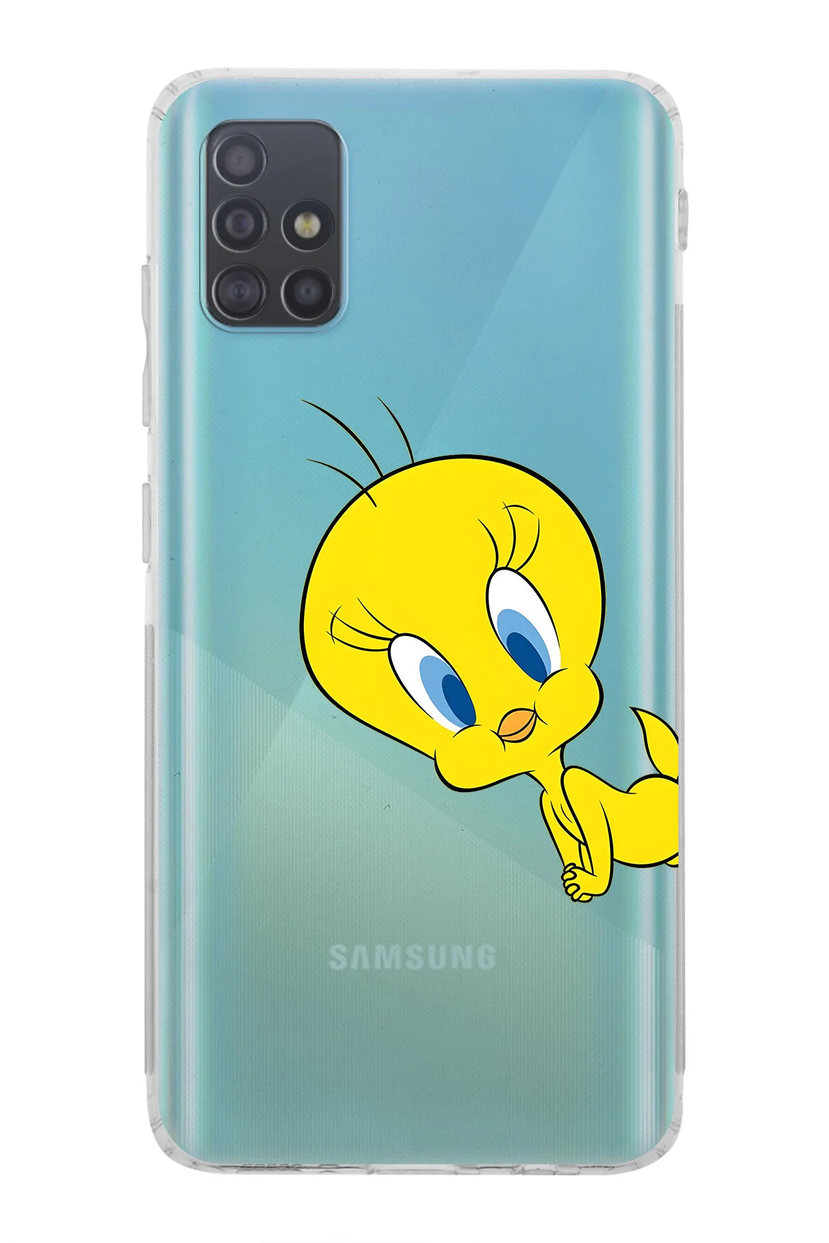 کاور و قاب گوشی شفاف سیلیکونی نرم طرح دار سازگار با SAMSUNG GALAXY A71 Elorakılıf