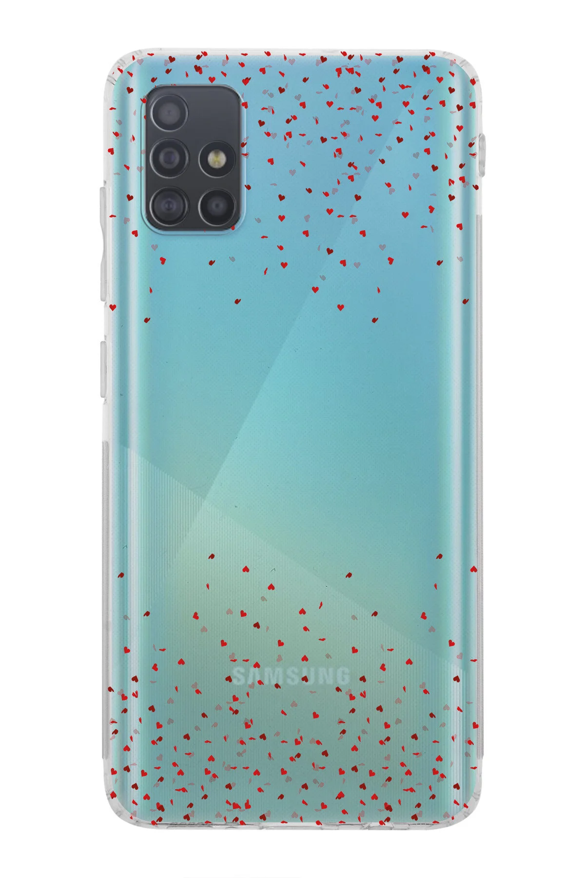کاور و قاب گوشی شفاف سیلیکونی نرم طرح دار سازگار با SAMSUNG GALAXY A71 Elorakılıf
