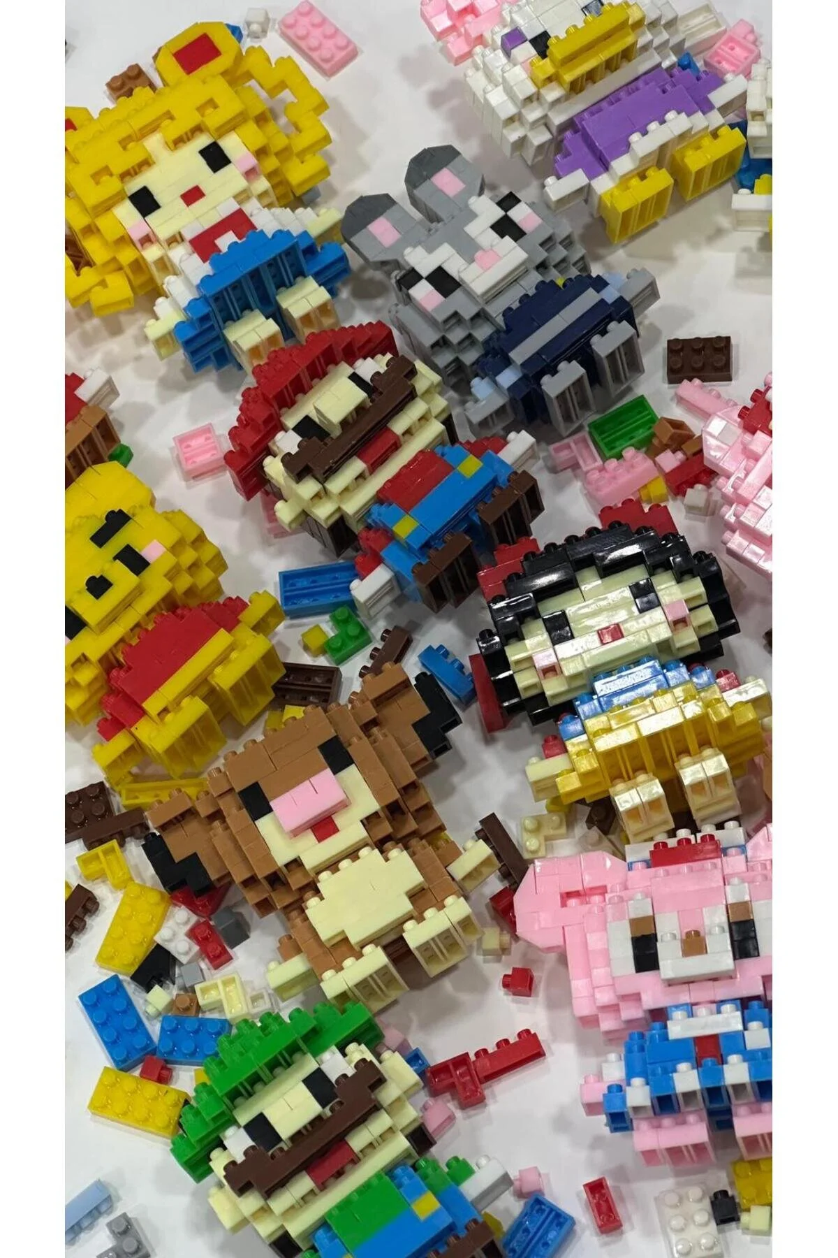 پازل سه بعدی مدل فیگور کاراکتر ست اسباب بازی مینی بلوک Bricks