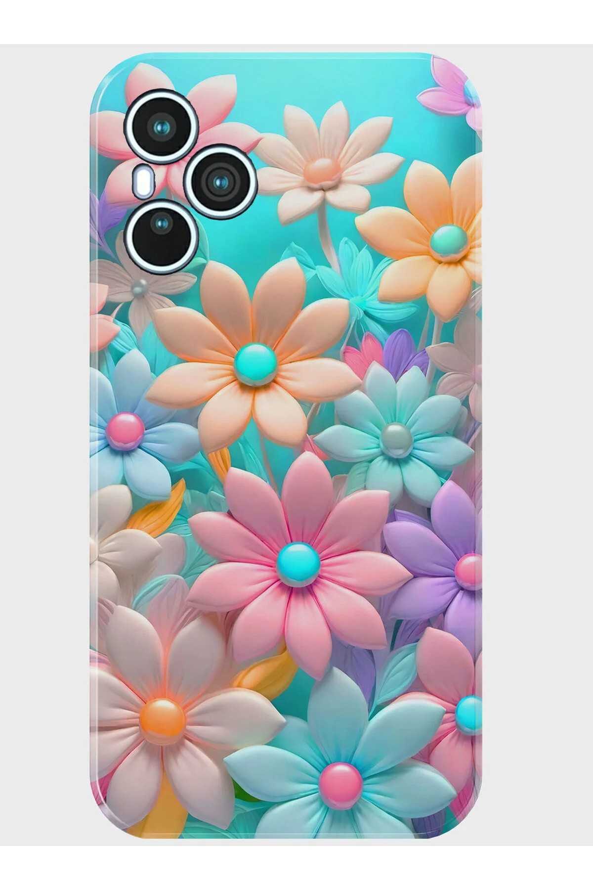کاور و قاب جلد سیلیکونی طرح دار HONOR 400 PRO CASE 3DFLORAL Activist