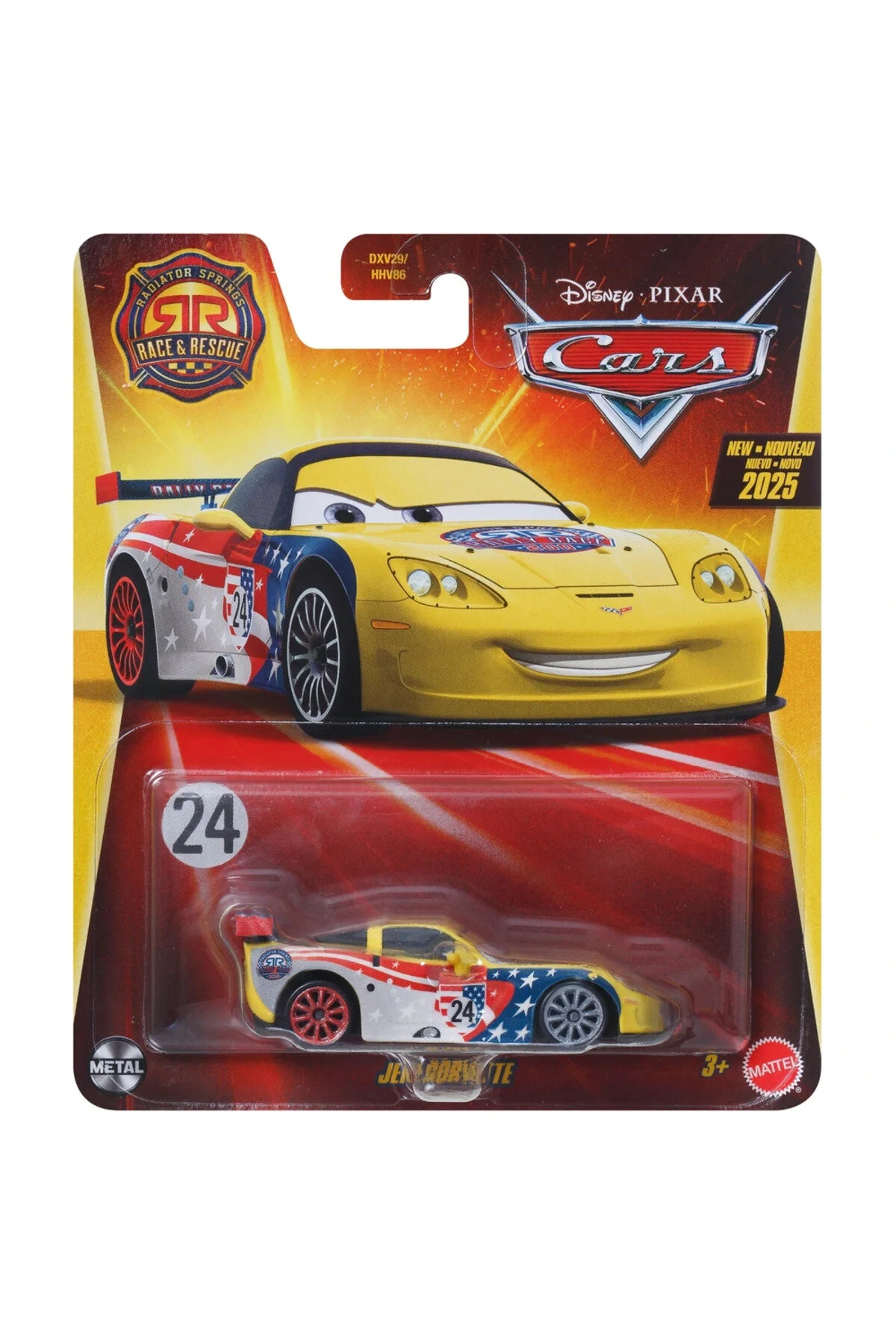 ماشین اسباب بازی مسابقه و نجات خودروهای دیزنی پیکسار جف گوروت 1:55 HOT WHEELS