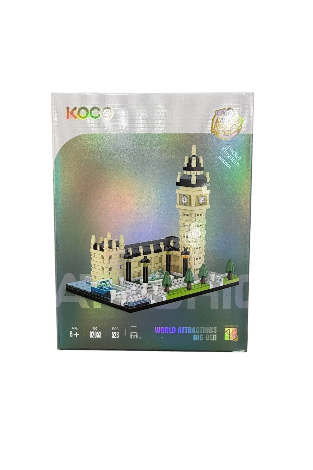 لگو و اسباب بازی های ساخت محور KOCO 523 PIECES BIG BEN CLOCK TOWER LEGO از ترکیه G-TUĞ OUTLET