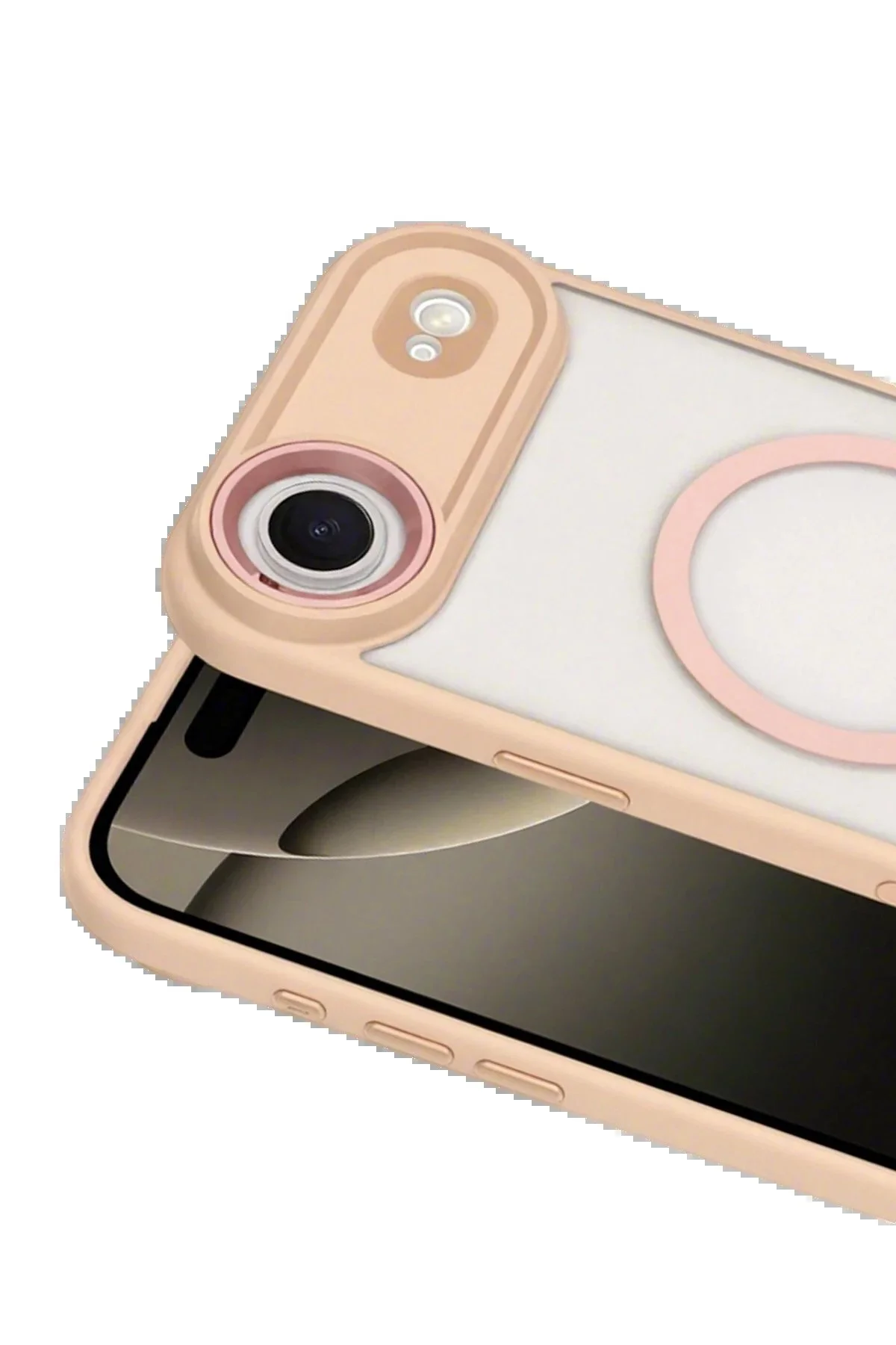 کاور و قاب APPLE IPHONE 17 AIR TEREA MAGSAFE صورتی İsmiyle Al