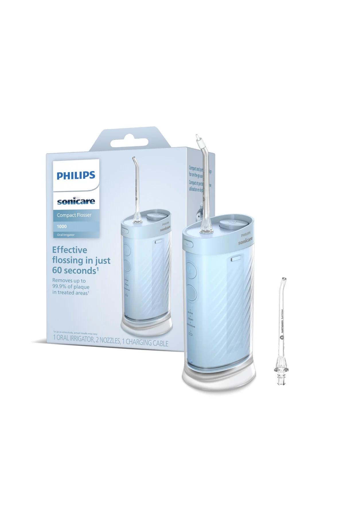 مسواک شارژی شستشوی دهان HX3333 24 COMPACT FLOSSER 1000 اورجینال Philips
