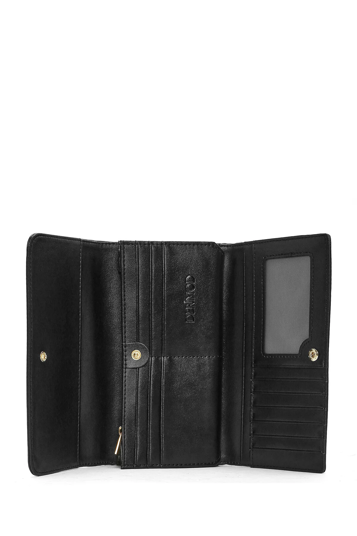 کیف پول مشکی زنانه 000A2D562818 Derimod