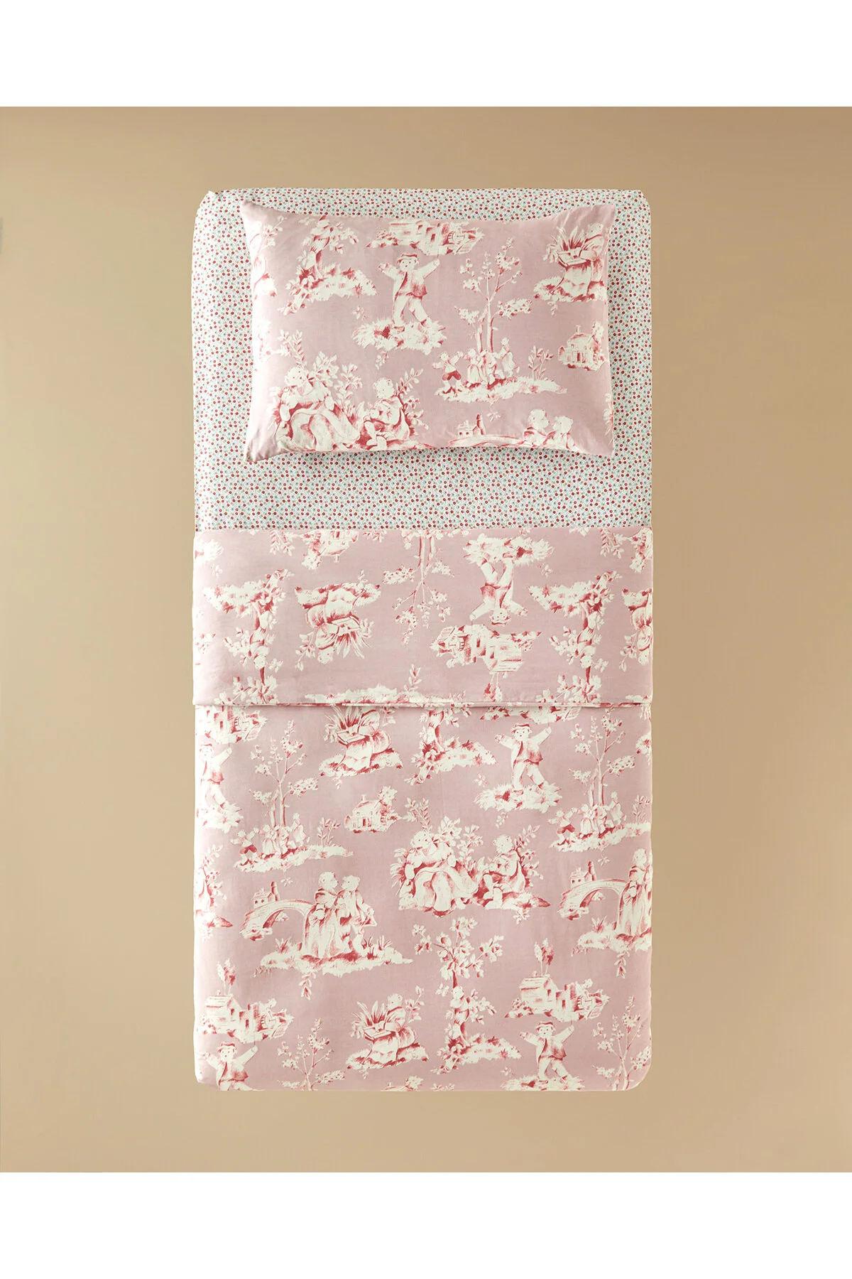 ست کاور لحاف نوزاد و کودک پنبه BEARETTE تنها یک صورتی 160X220 سانتی متر 29.03.2025 است English Home
