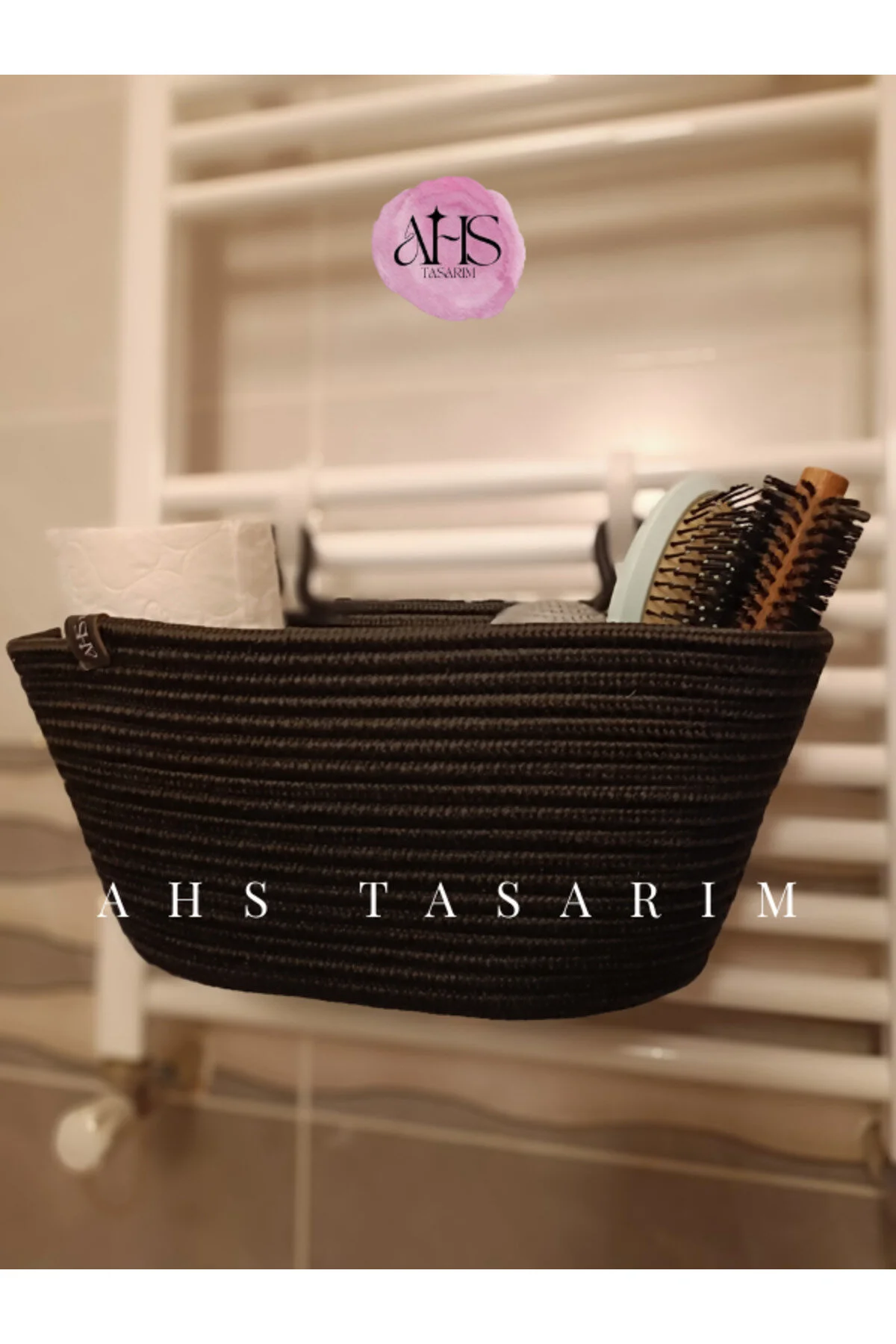 نظم‌دهنده حمام سبد دستی مواد طبیعی دیوار و آشپزخانه لانه زنبوری TOWLAN Home