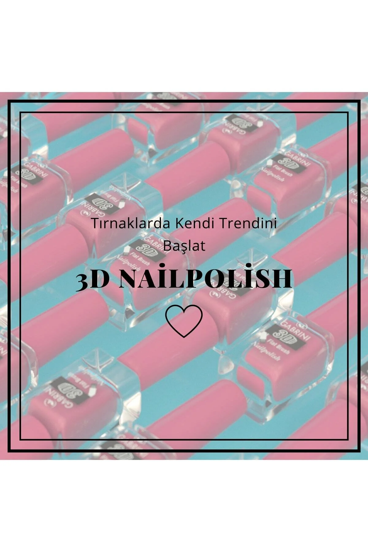 لاک ناخن نئون NAILPOLISH N05 اورجینال Gabrini
