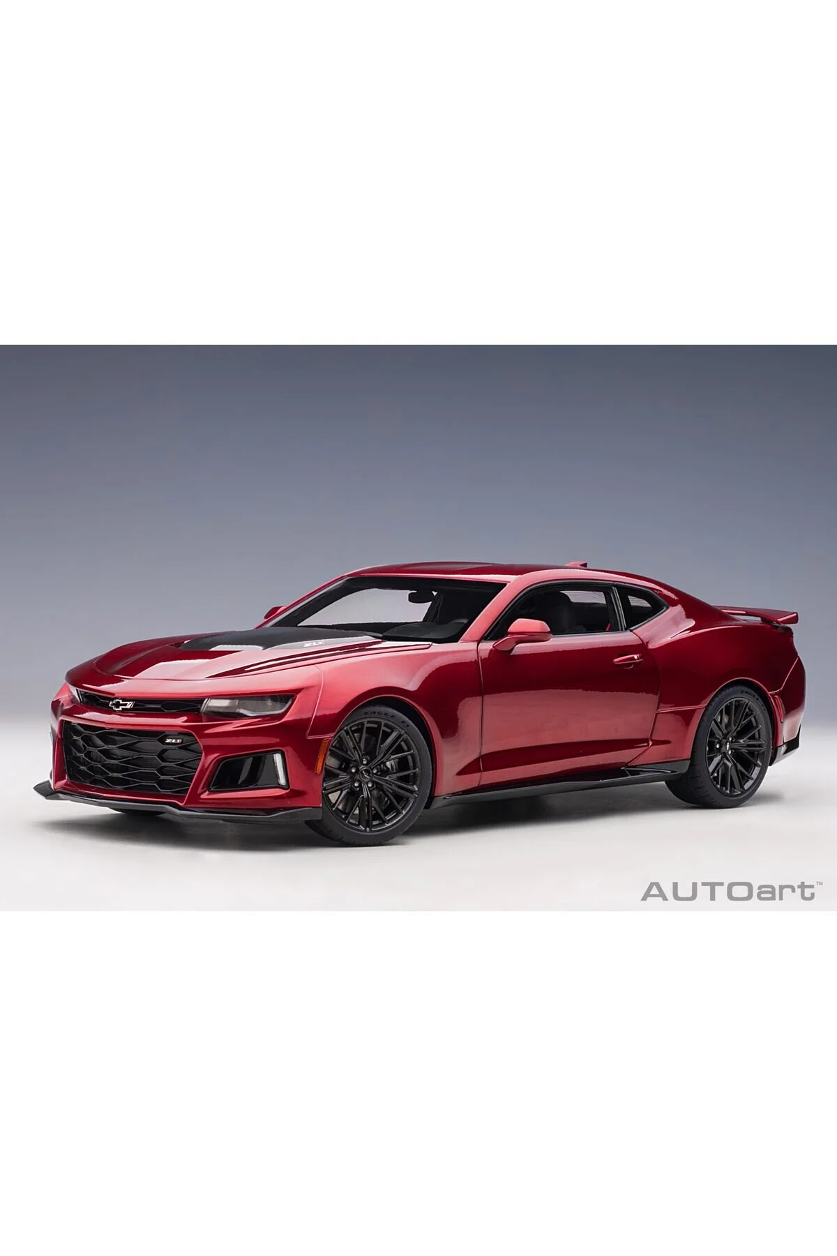 مدل خودرو 1:18 شورلت کامارو ZL1 2017 گارنت قرمز رنگی 71208 | ماشین اورجینال autoart