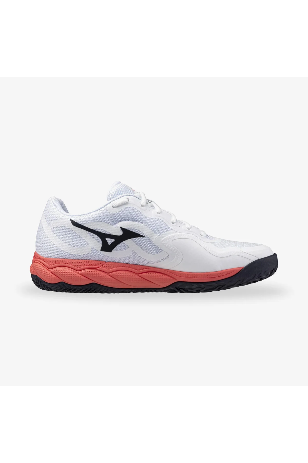 کفش تنیس دادگاه اطلاعات موج CC مردان سفید Mizuno