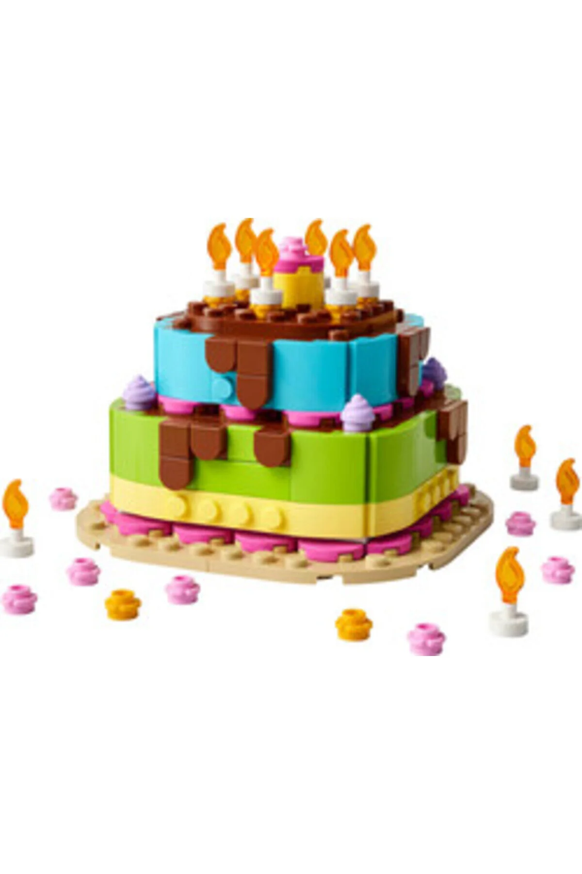 لگو و اسباب بازی های ساخت محور 40815 کیک تولد نمادین LEGO از ترکیه LEGO