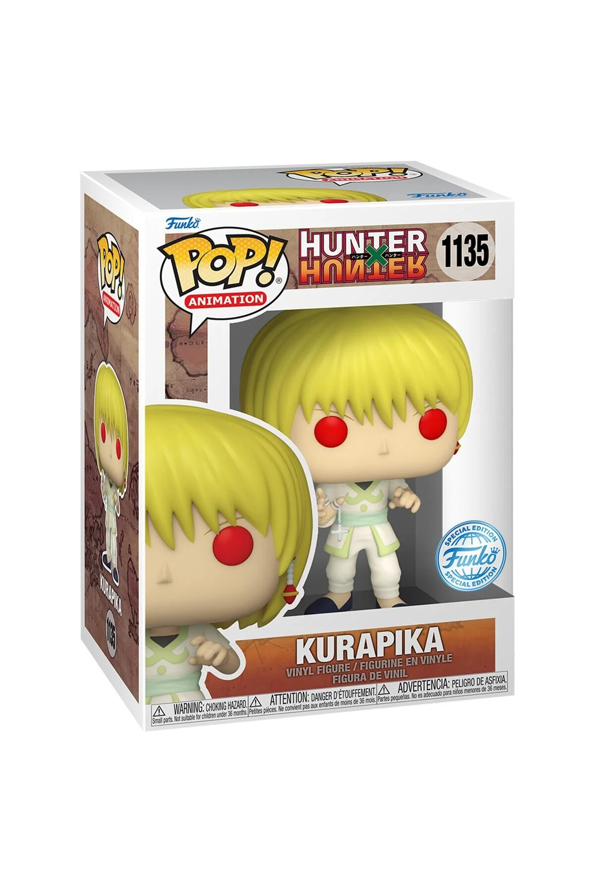 فیگور POP HUNTER X KURAPIKA SCARLET EYES WITH CHAIN FYE EXCLUSIVE Funko