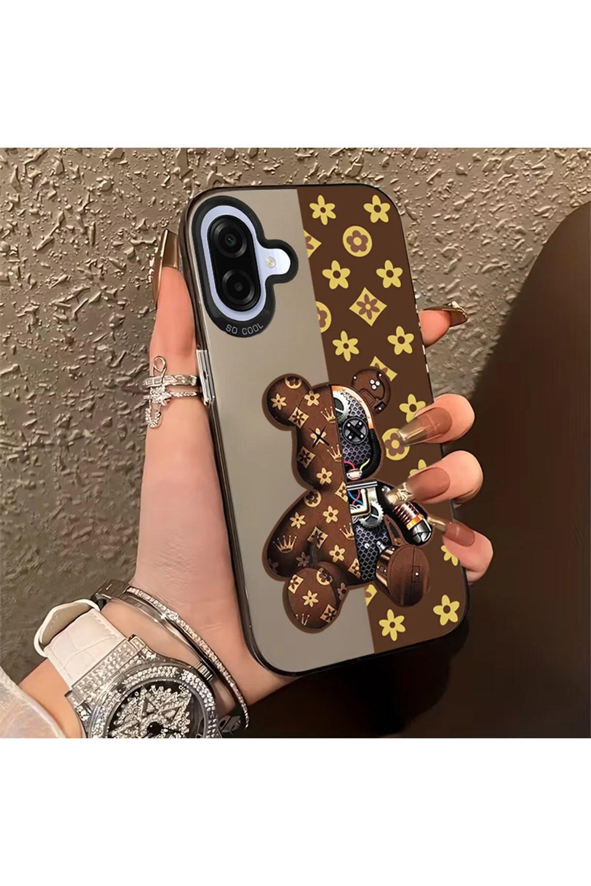 کاور و قاب گوشی لوکس ROBOBABY سازگار با SAMSUNG GALAXY A07 Caseji