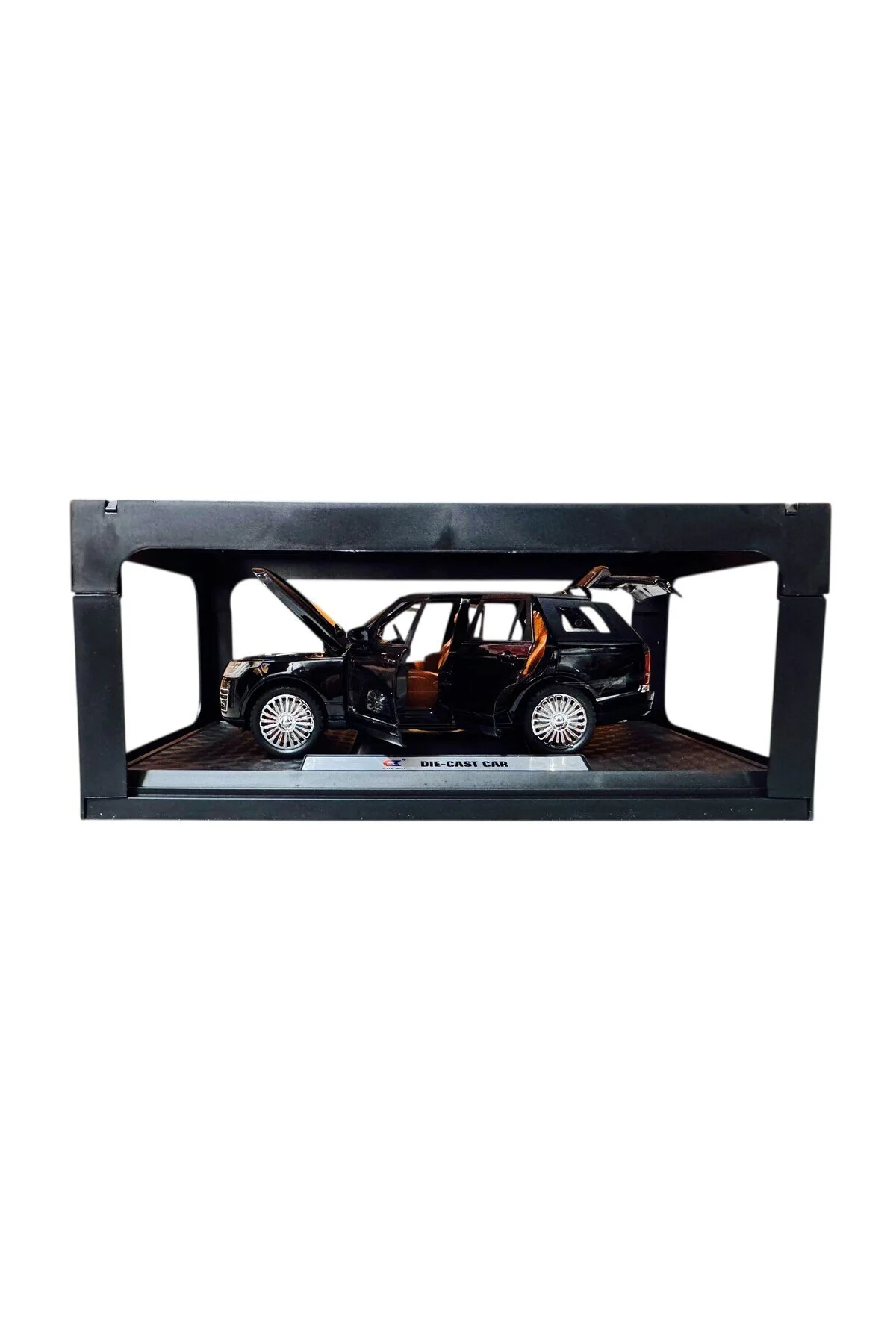 مدل خودرو 1:24 مجموعه فلزی ماشین رنجروور ایووک مشکی 21CM CZ138B اورجینال Can Ali Toys