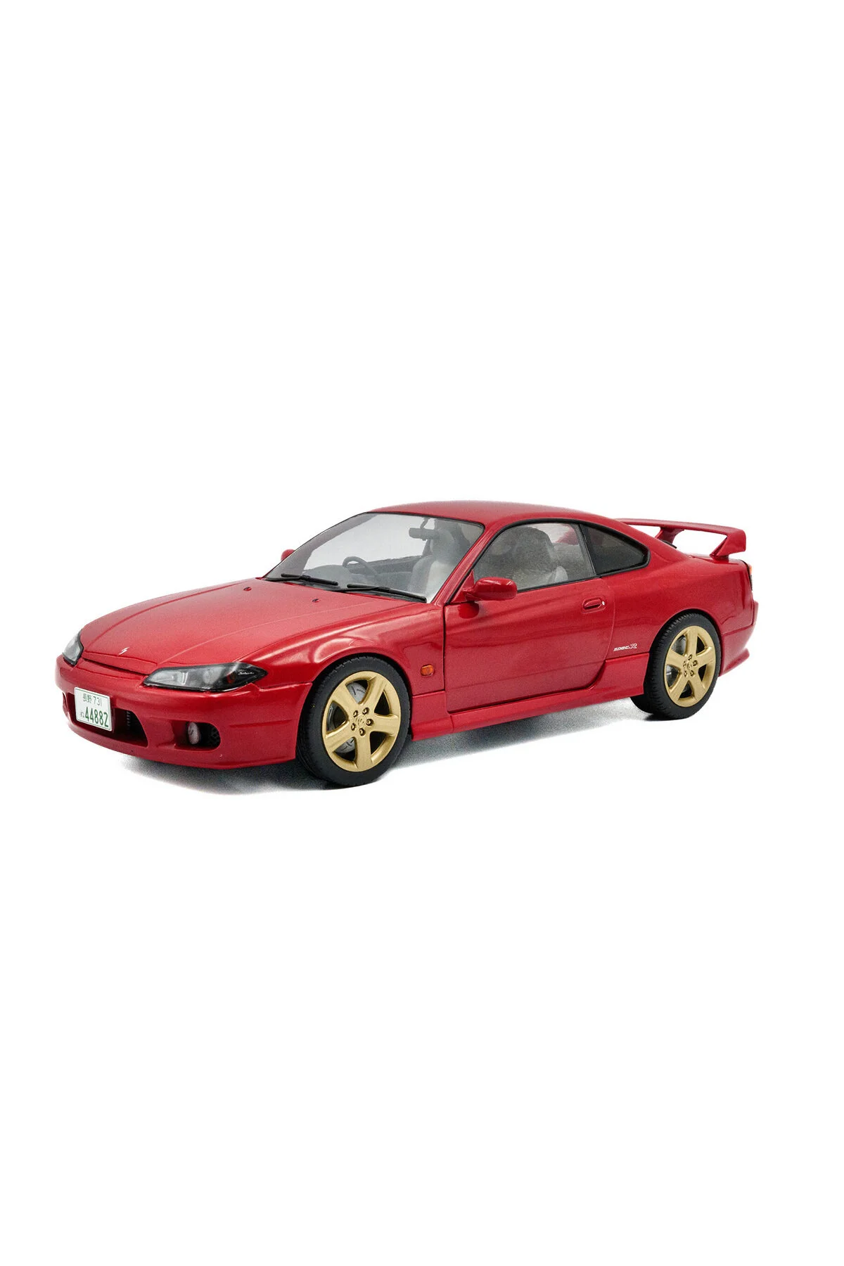 مدل خودرو 1:18 1999 نیسان سیلویا S15 SPEC R AERO شعله قرمز اورجینال Solido