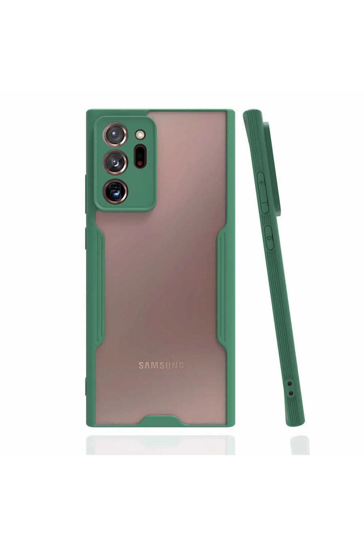 کاور و قاب GALAXY NOTE 20 ULTRA COMPATIBLE PARFAIT CASE GREEN تیره Forumshop