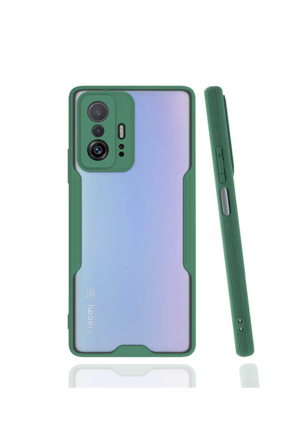کاور و قاب MI 11T 5G CASE PARFAIT سبز تیره Forumshop
