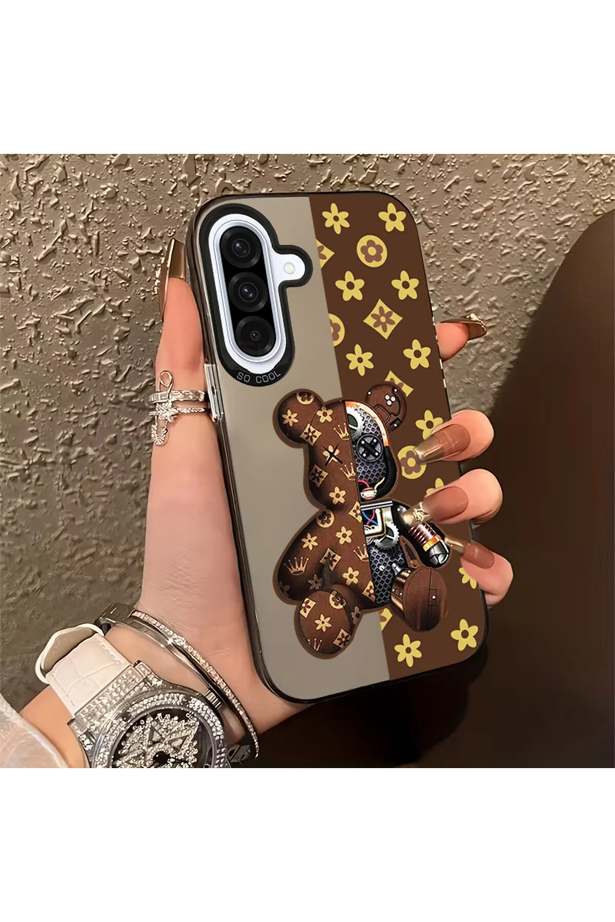 کاور و قاب گوشی لوکس ROBOBABY سازگار با SAMSUNG GALAXY A36 A56 Caseji