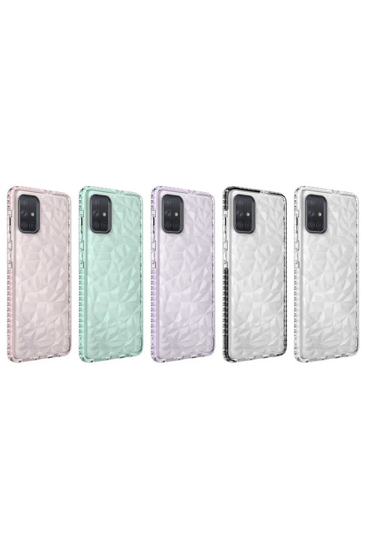 کاور و قاب جلد محافظ GALAXY A71 BUZZ سفید side eye