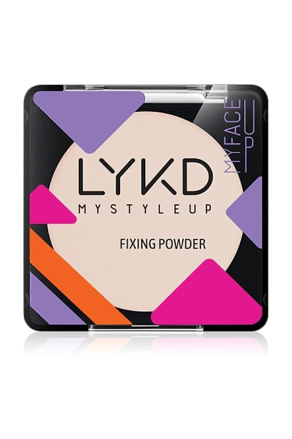 پودر تثبیت کننده آرایش 999 شفاف رنگ سفید lykd