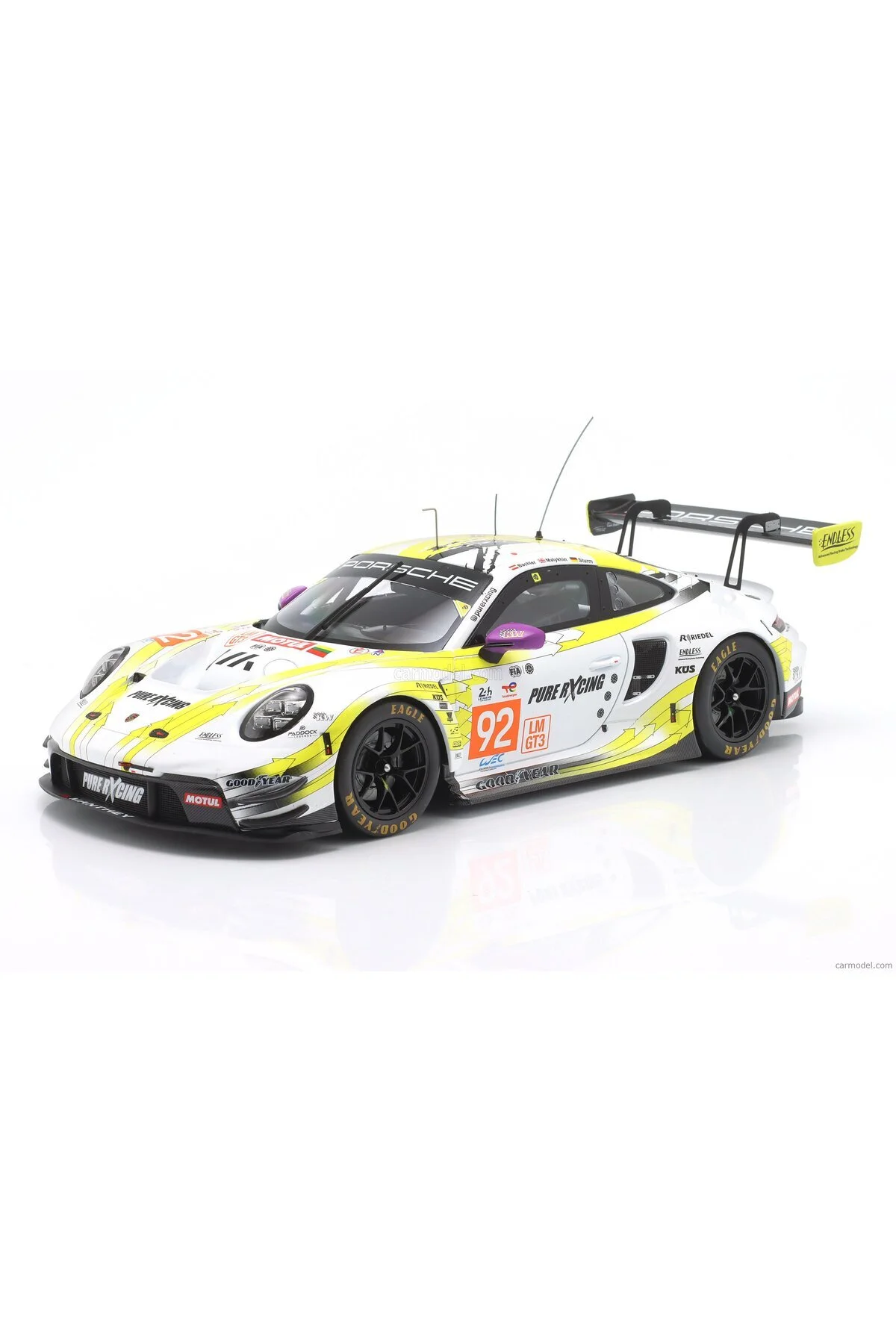 مدل خودرو 1:18 PORSCHE 911 GT3 R 92 LE MANS 2024 MG I LM 24 1892 | ماشین اورجینال IXO MODELS