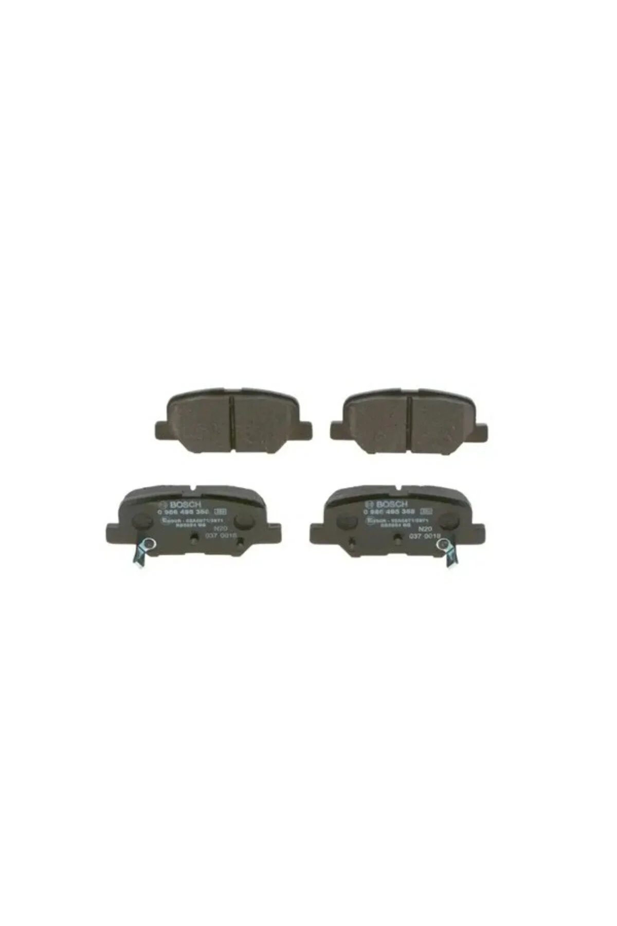 لنت ترمز 0986495358 عقب 1609899680 1620368680 1635677180 Bosch