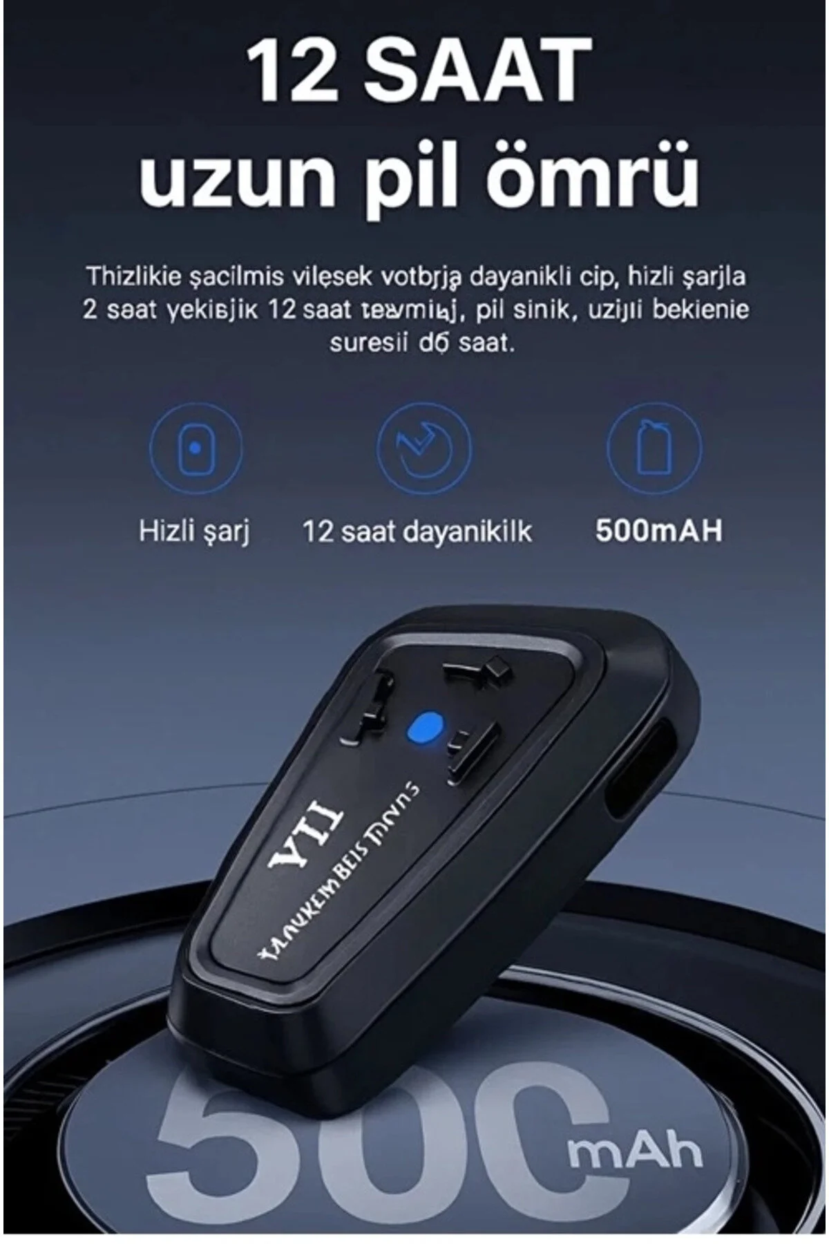 اینترکام هدست بلوتوث Y11 موتور سیکلت با میکروفون BT 5.3 LISINYA Lokiboo