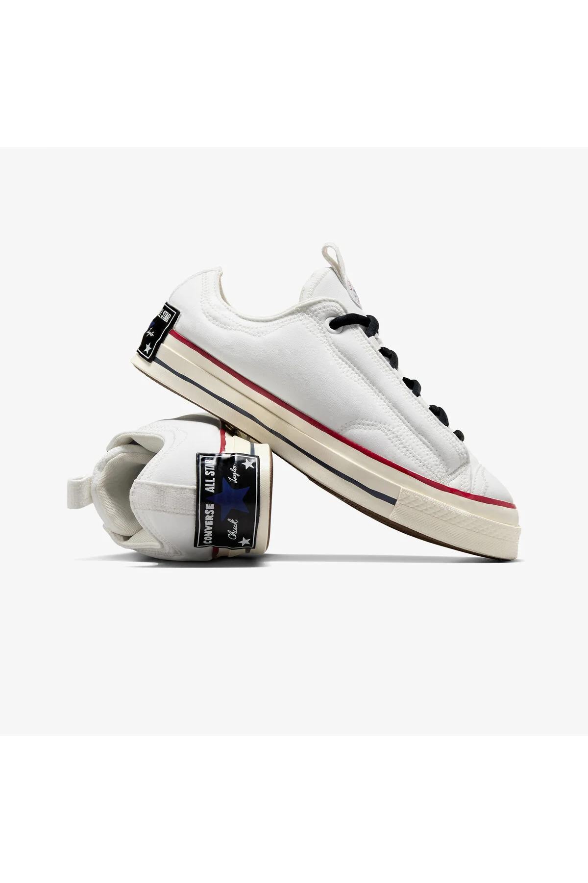 اسنیکر کفش ورزشی یونیسکس سفید چاک 70 پاف اوکس کانورس Converse